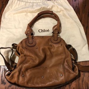 Chloe Paddington Muscade Leather Cross Body Bag